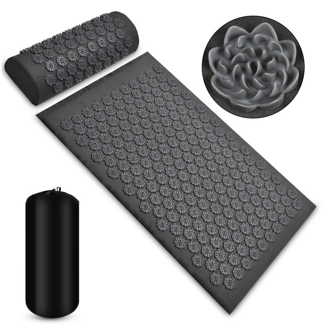 Tapis d’Acupression Black Gold™ – Relaxation, Détente & Soulagement Naturel