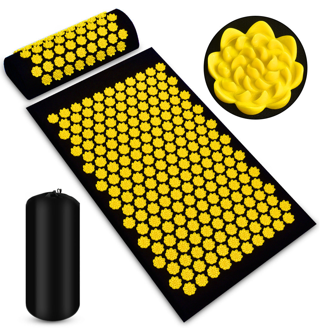Tapis d’Acupression Black Gold™ – Relaxation, Détente & Soulagement Naturel