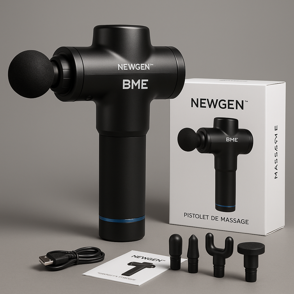 Pistolet de Massage Newgen™ – Compact, Puissant et Silencieux