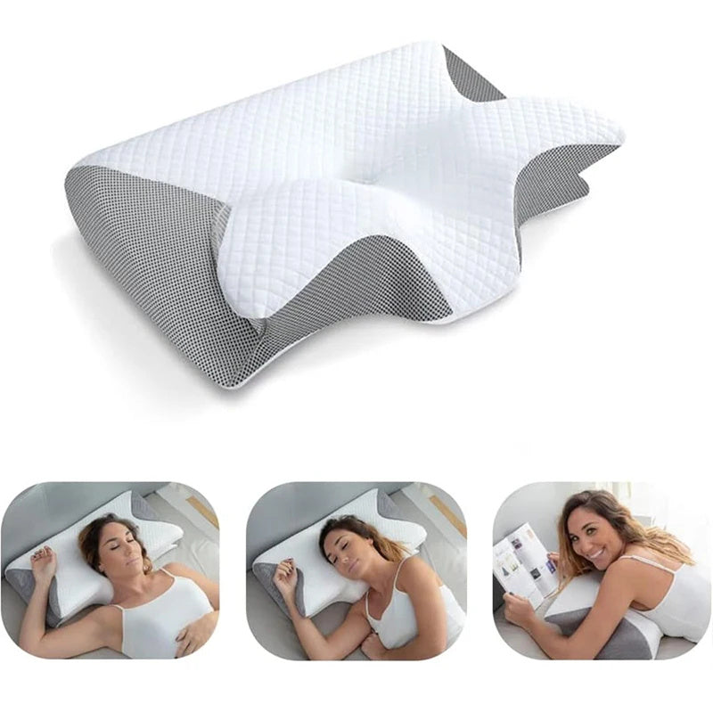 🔥 Oreiller Ergonomique SleepFit™ – Dormez mieux, réveillez-vous sans douleur
