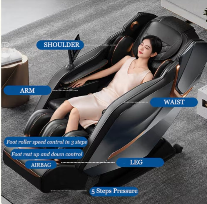Fauteuil de Massage Shiatsu Intégral Zéro Gravité – BME™