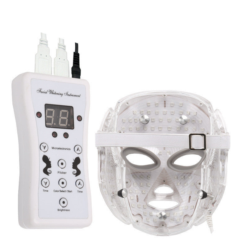 Masque LED Face Mask™ – Soin Visage à Lumière Rouge & Bleue Anti-Âge et Éclat