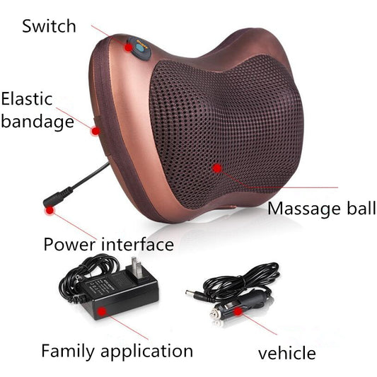 🔥 Coussin Massant Shiatsu™ – Relaxation professionnelle à domicile