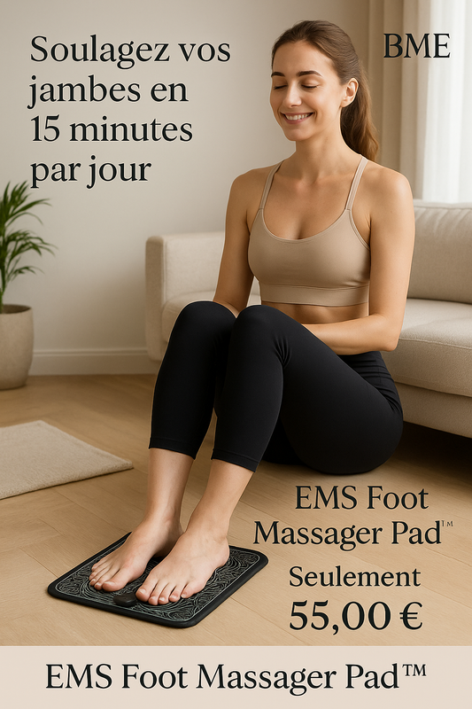 EMS Foot Massager Pad™ – Récupération musculaire et relaxation express